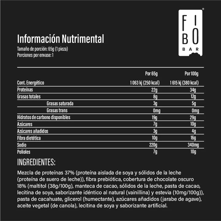 FIBO 22g Protein Crema de Cacahuate